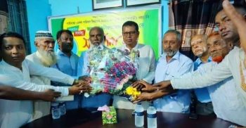 পলাশবাড়ীতে নবনির্বাচিত জেলা পরিষদ সদস্য মনিরুজ্জামান ফুল মিয়াকে সংবর্ধনা