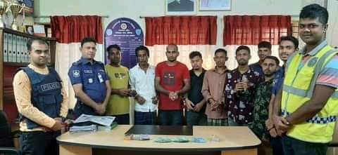 বানিয়াচংয়ে পুলিশের অভিযানে গ্রেফতার ১০