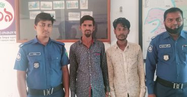 লাখাইয়ে থানা পুলিশের হাতে দুই আসামি গ্রেপ্তার