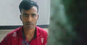 লাখাইয়ে আন্তজেলা ডাকাত দলের সদস্য ইছাক পুলিশের খাচায়