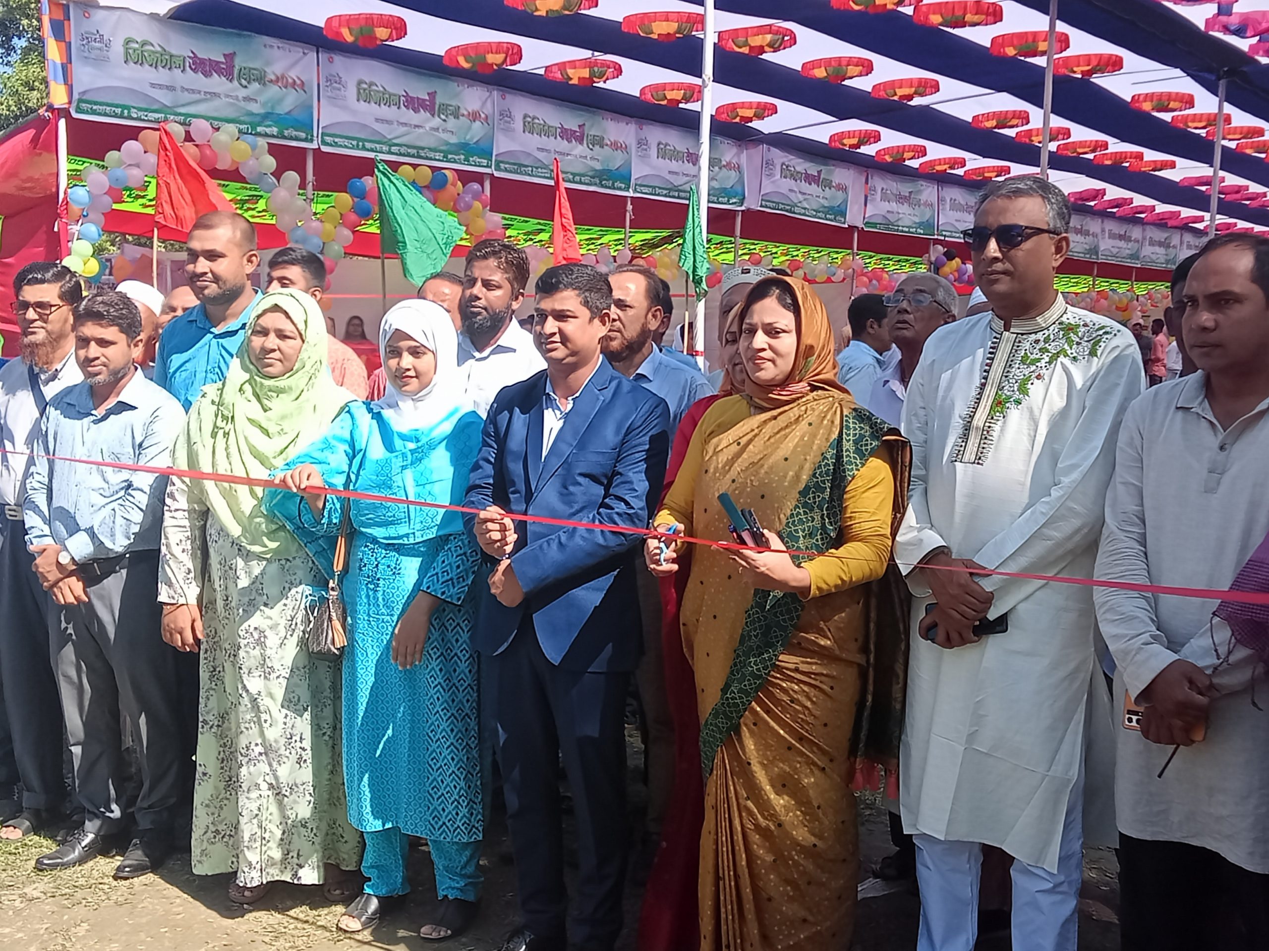 লাখাইয়ে ডিজিটাল উদ্ভাবনী মেলার শুভ উদ্বোধন করেন জেলা প্রশাসক ইশরাত জাহান