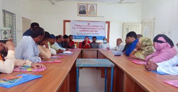 লাখাইয়ে তামাক ও ধূমপান মুক্ত বিষয়ের উপর এক কর্মশালা