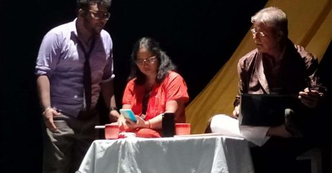 গাইবান্ধায় মুগ্ধতা ছড়ালো নাটক ‘জগাই দাদা’