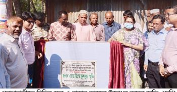 পলাশবাড়ীতে বিভিন্ন স্কুল ও রাস্তার কাজের উদ্বোধন করেন স্মৃতি এমপি