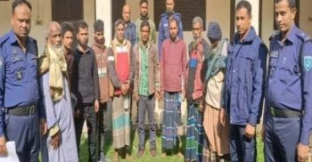 গাইবান্ধায় বিভিন্ন মামলায় গ্রেপ্তার ১০