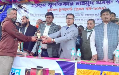 গোবিন্দগঞ্জে জুলফিকার মাহমুদ খসরু স্মৃতি ফুটবল টুর্নামেন্টের চ্যাম্পিয়ন পীরগঞ্জ
