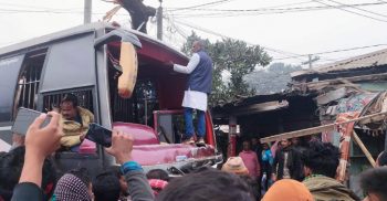 কুড়িগ্রামে বাসচাপায় অটোরিক্সার দুই যাত্রীর গেল প্রাণ