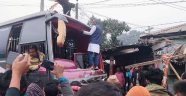 কুড়িগ্রামে বাসচাপায় অটোরিক্সার দুই যাত্রীর গেল প্রাণ