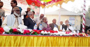 নাশকতা, সহিংসতা ও অপপ্রচারের বিরুদ্ধে পলাশবাড়ীতে প্রতিবাদ সভা