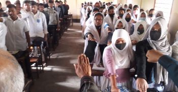 বাহুবলে জেলা মাদকদ্রব্য অধিদপ্তরের উদ্যোগে শ্রেণি বক্তৃতা অনুষ্ঠিত