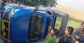 হবিগঞ্জে পিকআপ ভ্যান ও মাইক্রোবাসের মুখোমুখি সংঘর্ষে ৪ পুলিশ আহত