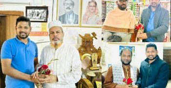 বাহুবলে ছাত্রলীগ সভাপতি দুলালের নববর্ষের শুভেচ্ছা বিনিময়