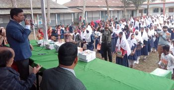 লাখাইয়ে পাঠ্য পুস্তক উৎসব দিবস ২০২৩ অনুষ্ঠিত