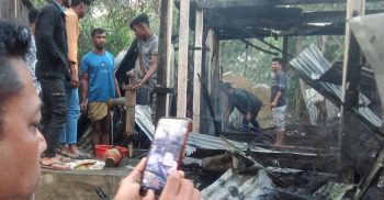 লাখাইয়ে অগ্নিকান্ডে বসত ঘর পুড়ে ছাই