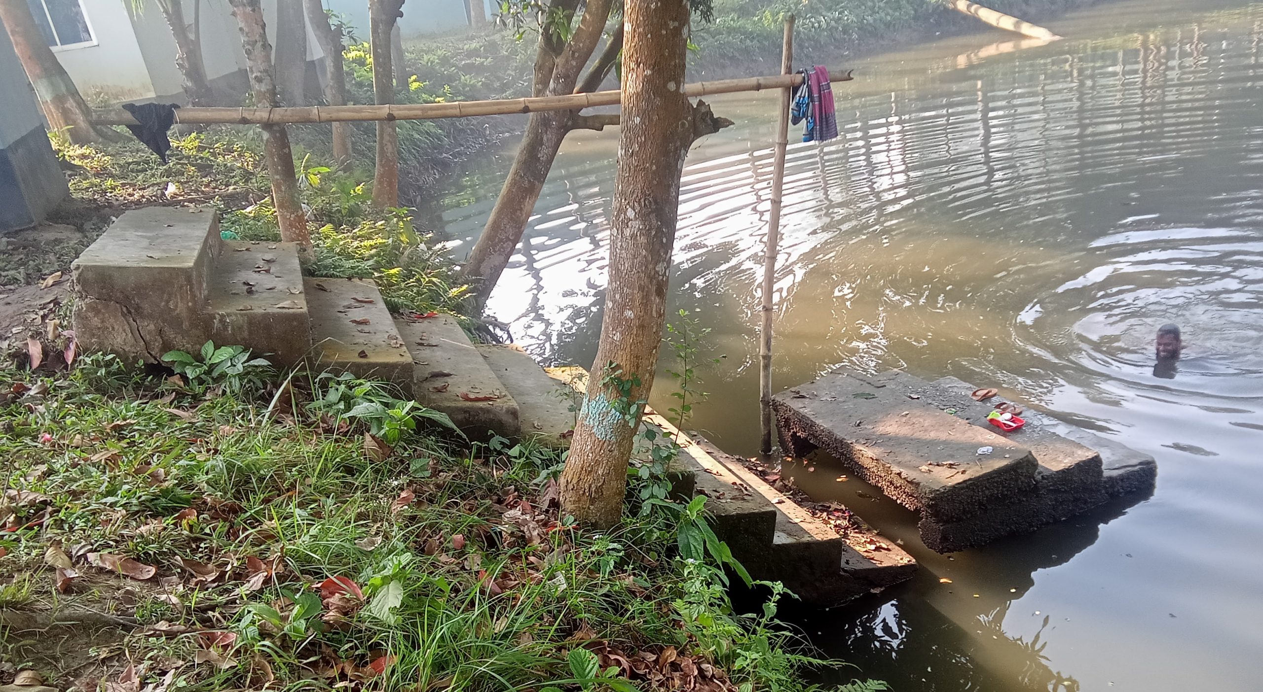 লাখাই থানার পাকা ঘাটলা এখন মরন ফাঁদ