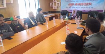 লাখাইয়ে সাংবাদিকদের সাথে নবাগত ইউএনও’র মতবিনিময় সভা