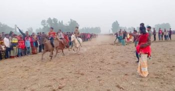 পলাশবাড়ীর হোসেনপুর ইউনিয়নে গ্রামীণ ঐতিহ্যের ঘোড়ার দৌড় প্রতিযোগিতা অনুষ্ঠিত