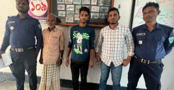 লাখাইয়ে পুলিশের পৃথক অভিযানে নিয়মিত মামলার আসামী সহ গ্রেপ্তার ৪