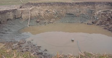 লাখাইয়ে ফসলি জমির মাটি কেটে ২ লক্ষাধিক টাকার বালু উওোলনের অভিযোগ