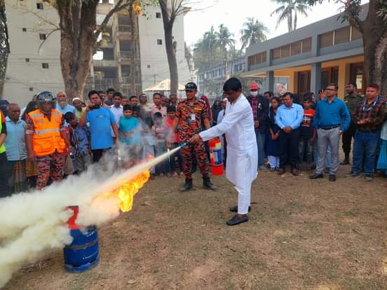 বিভিন্ন কর্মসূচির মধ্য দিয়ে জাতীয় দুর্যোগ প্রস্তুতি দিবস পালিত