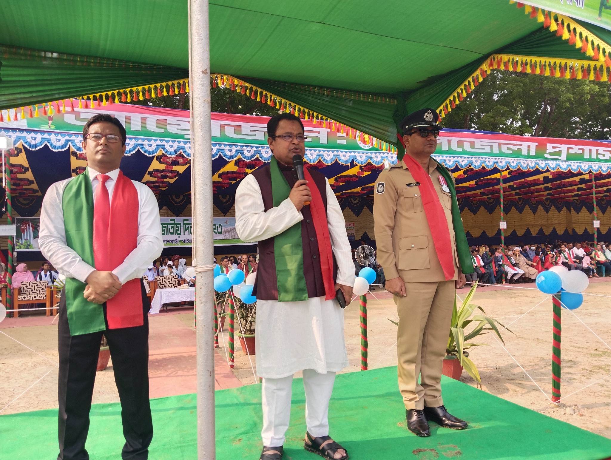 পলাশবাড়ীতে যথাযোগ্য মর্যাদায় মহান স্বাধীনতা ও জাতীয় দিবস উদযাপন