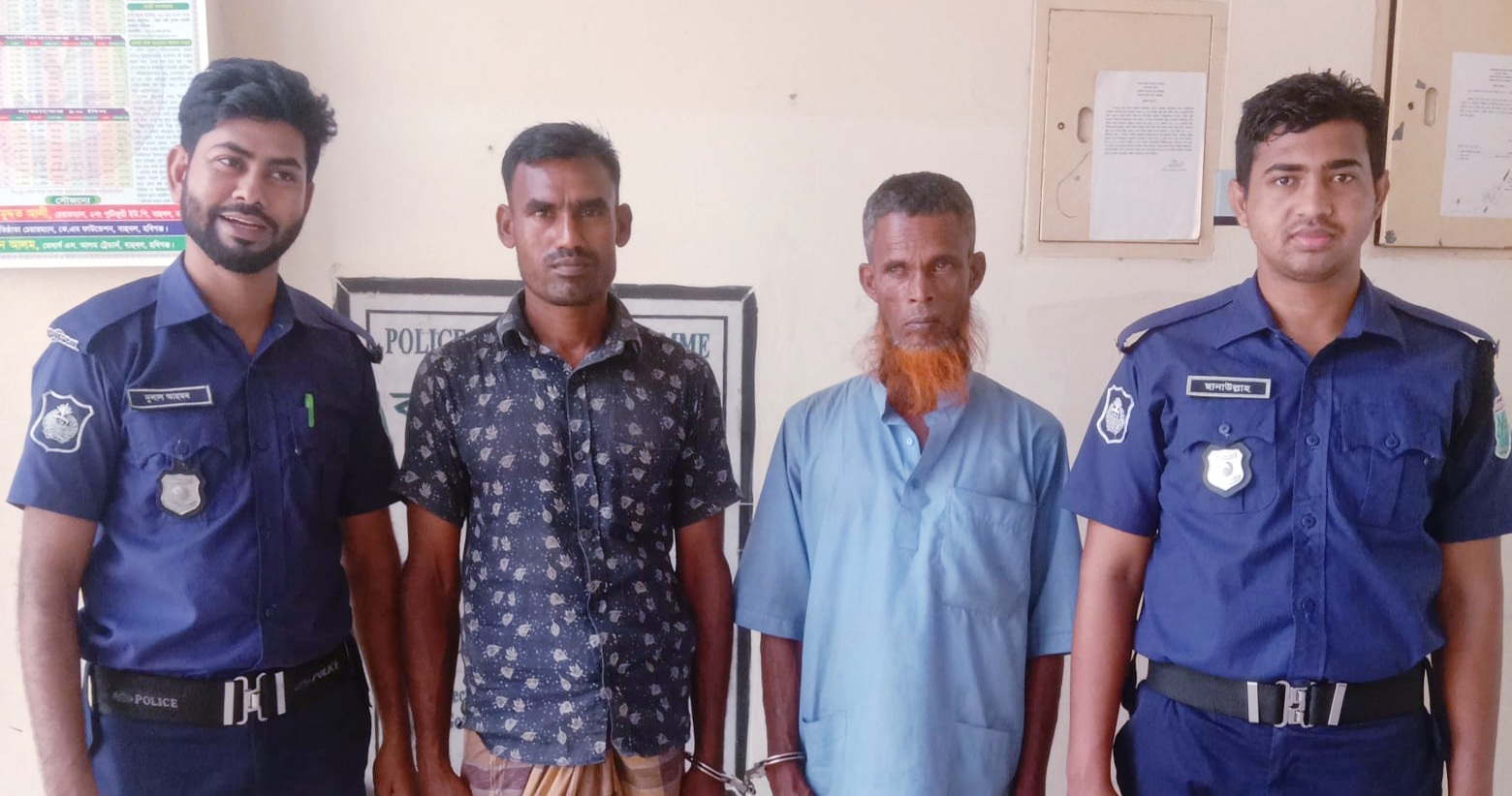 বাহুবলে রুপালি ভিটায় গাছ ও মাছ চুরির ঘটনায় গ্রেফতার ২