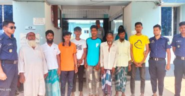 পুলিশের পৃথক অভিযানে সন্দেহ ভাজনসহ গ্রেপ্তার ৮