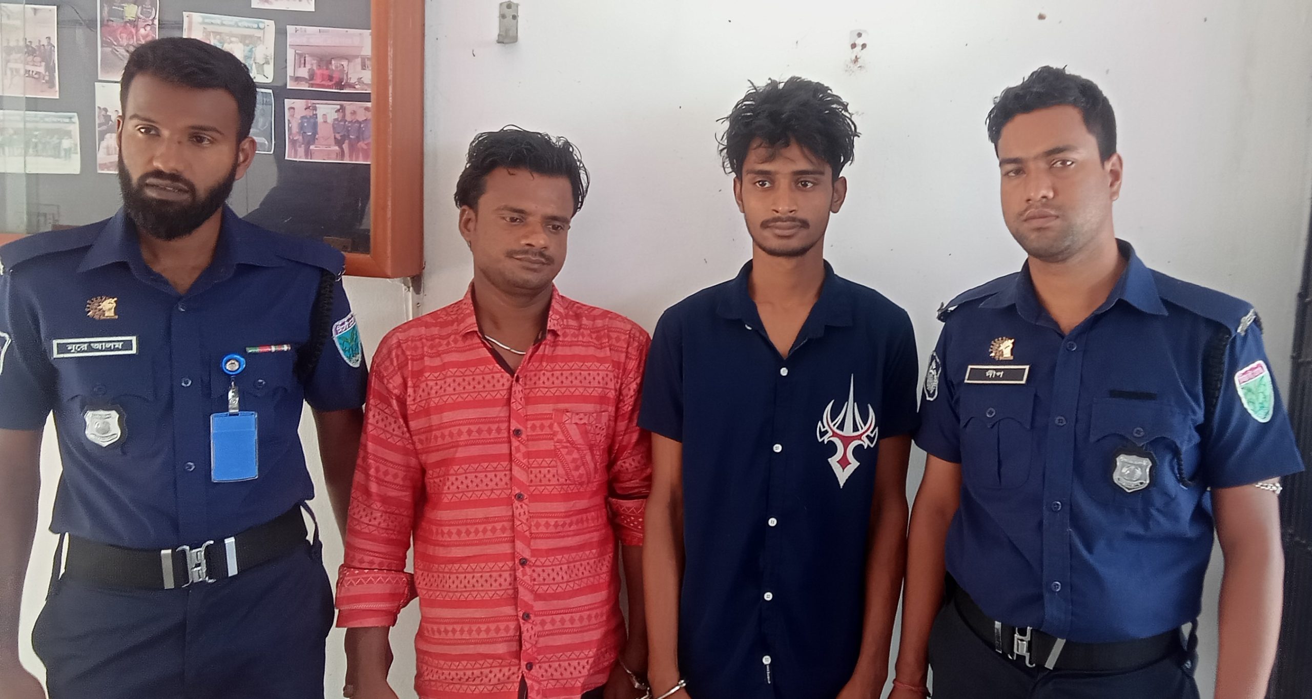 লাখাইয়ে পুলিশের অভিযানে গাঁজা কারবারী সহ গ্রেপ্তার ২