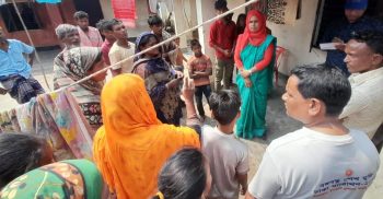 লাখাইয়ে বড়াই খাল আশ্রয়ন পরিবার ও আমীন মিয়ার সাথে বিরোধ নিষ্পত্তি