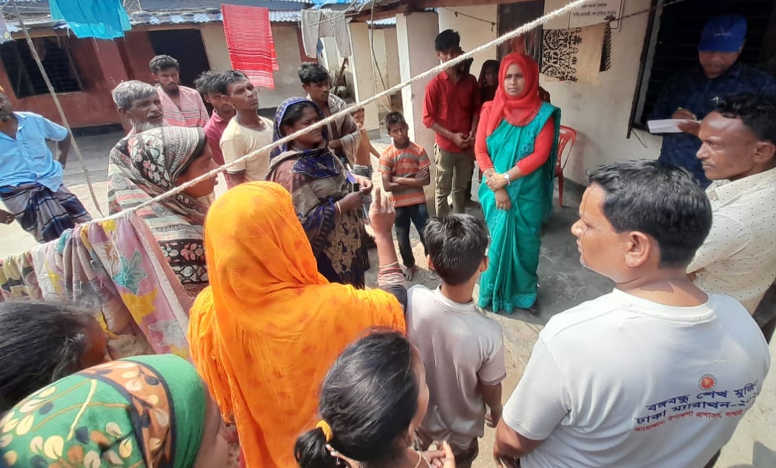 লাখাইয়ে বড়াই খাল আশ্রয়ন পরিবার ও আমীন মিয়ার সাথে বিরোধ নিষ্পত্তি