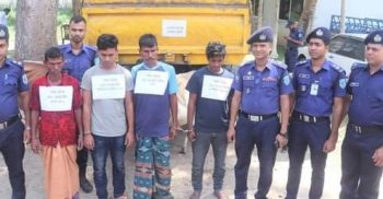 গাইবান্ধার ৪টি গরুসহ আন্তজেলা ৪ কুক্ষাত চোর গ্রেফতার