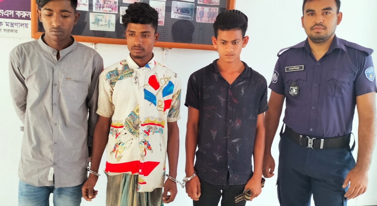 লাখাইয়ে পুলিশের অভিযানে সন্দেহভাজন ৩ জন আটক