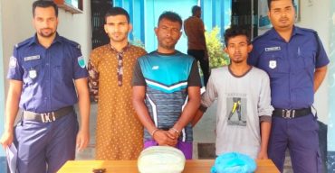 লাখাইয়ে মাদকসহ গ্রেপ্তার ৩