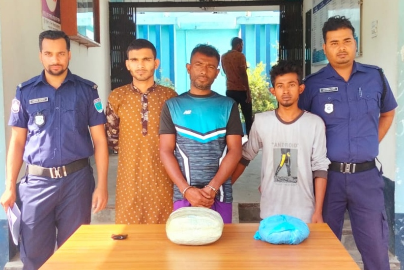 লাখাইয়ে মাদকসহ গ্রেপ্তার ৩