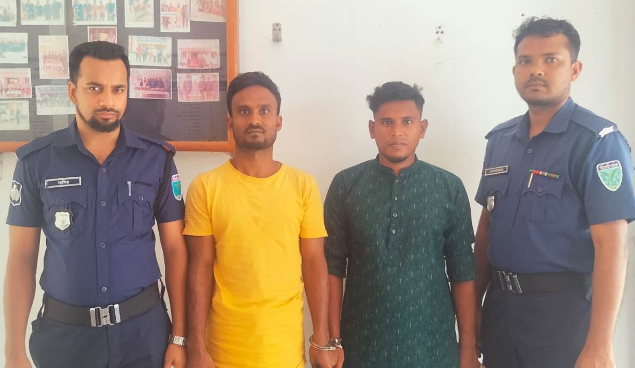 লাখাইয়ে পুলিশ এ্যাসল্ট মামলায় গ্রেপ্তার ২