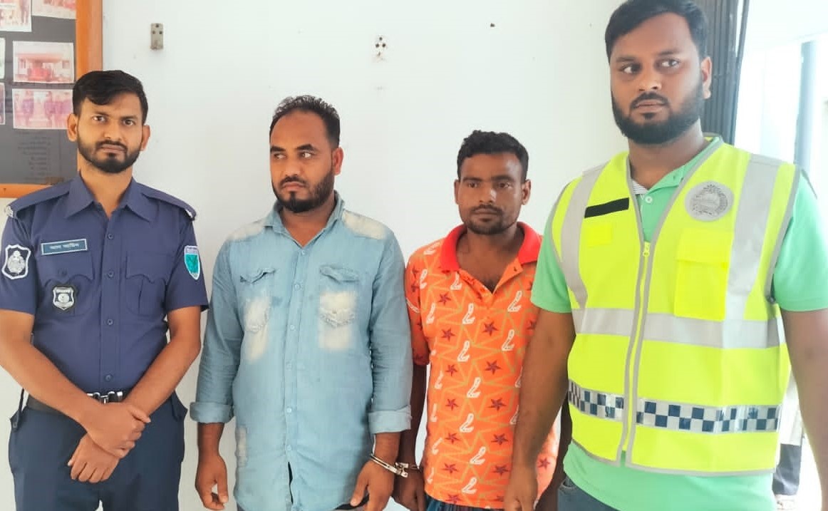 লাখাইয়ে সাজাপ্রাপ্ত পলাতক আসামীসহ গ্রেপ্তার ৩