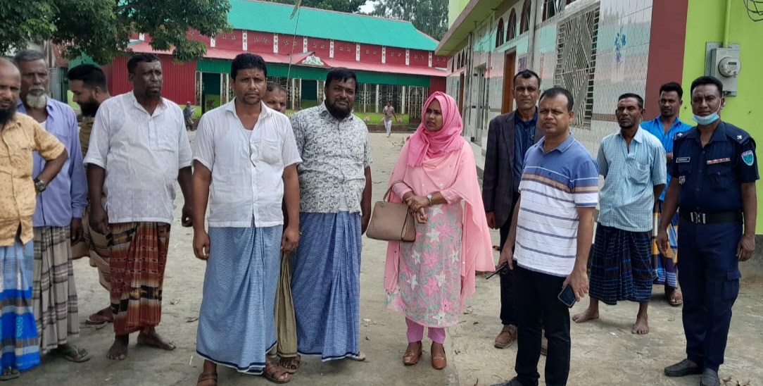 লাখাইয়ে জাতীয় সংসদ নির্বাচন উপলক্ষে বিভিন্ন ভোট কেন্দ্র পরিদর্শনে, ইউএনও