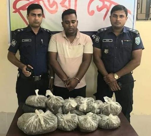 গাইবান্ধায় ৫কেজি গাঁজাসহ এক মাদক কারবারি আটক