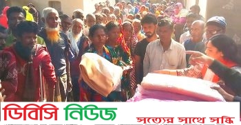 গোবিন্দগঞ্জের সাঁওতালপল্লীর ৪০০ পরিবার পেল কম্বল