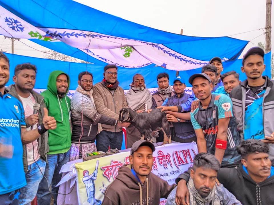 গোবিন্দগঞ্জে কাটা প্রিমিয়ার লীগ ক্রিকেট টুনামেন্ট ফাইনাল খেলা অনুষ্ঠিত