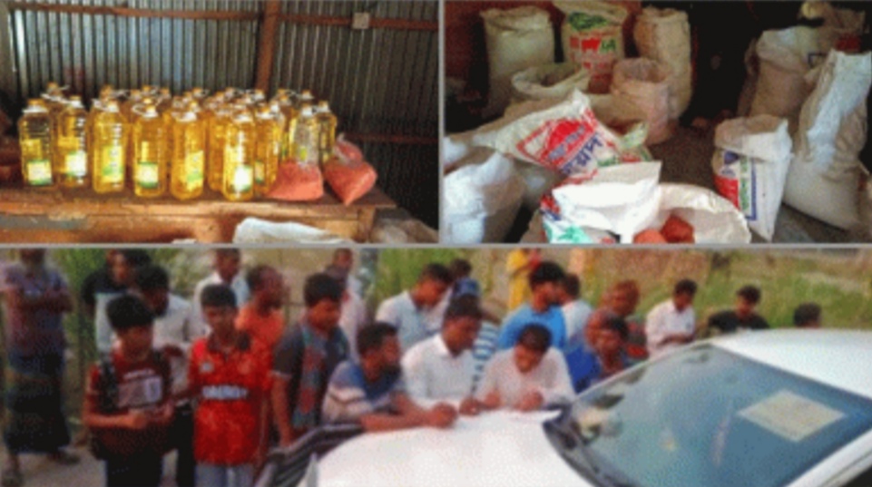 গাইবান্ধায় ব্যবসায়ীর ঘর থেকে টিসিবির পণ্য জব্দ করল প্রশাসন